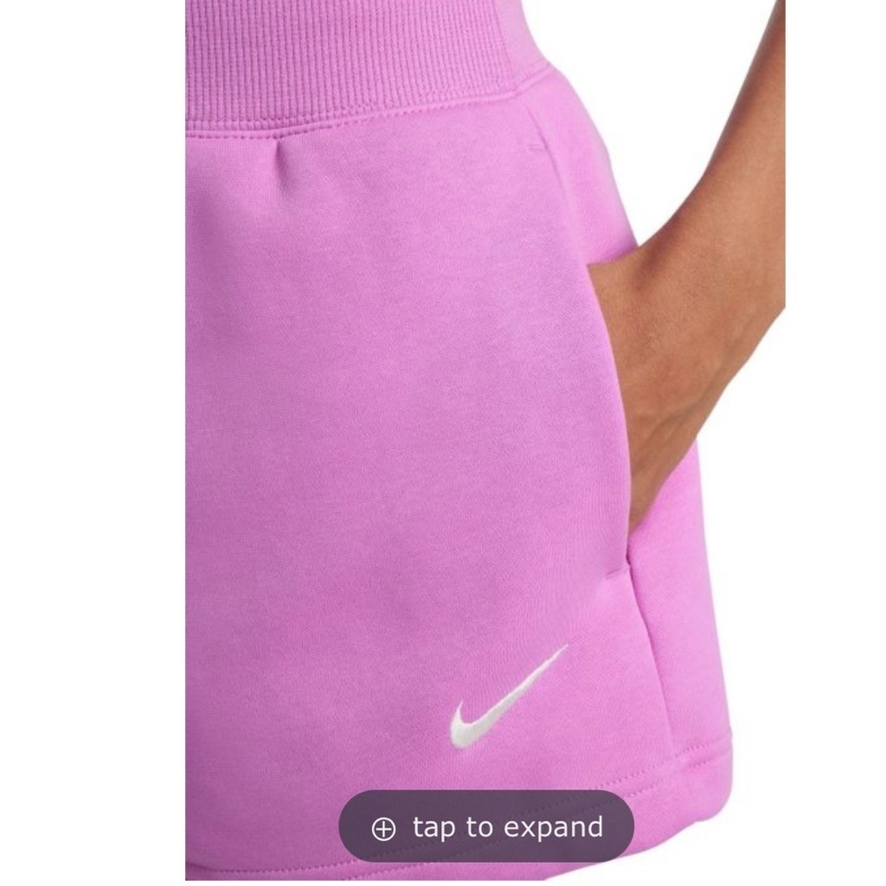 SPORTSWEARS PHOENINX FLEECE HIGH WAISTED LOOSE SHORTS. - Picture 7 of 7